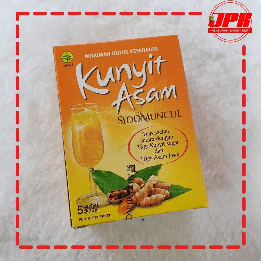 KUNYIT ASAM SIDOMUNCUL 黃薑飲料包